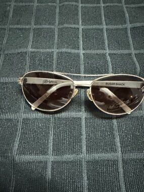 Brighton Sugar Shack Sunglasses in Cream with Brown Lenses